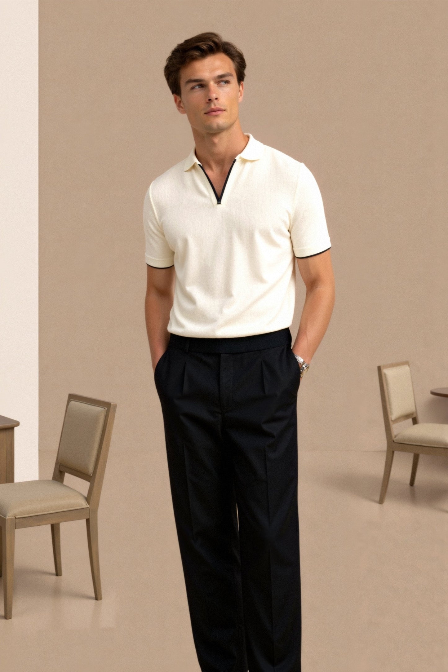 Tyler | Men's Trim Short Sleeve Polo Shirt