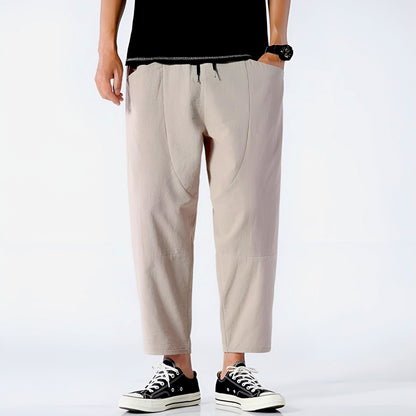 William | Men's Cropped Drawstring Pants