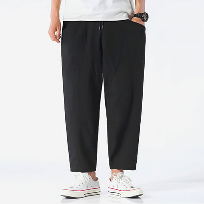 William | Men's Cropped Drawstring Pants