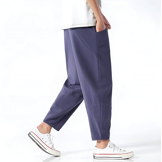 William | Men's Cropped Drawstring Pants