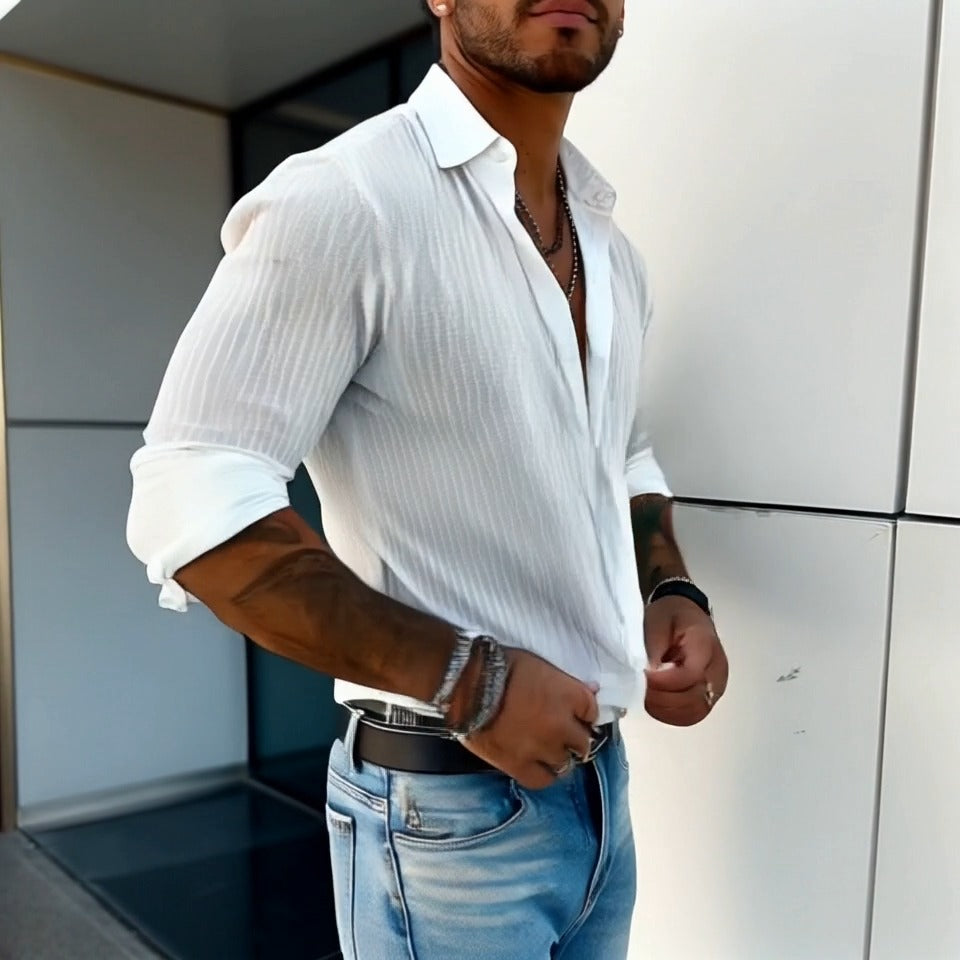 Wilson | Men's Slim Fit Button-Down Shirt