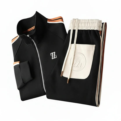 Zip-Up Tracksuit Set for Men